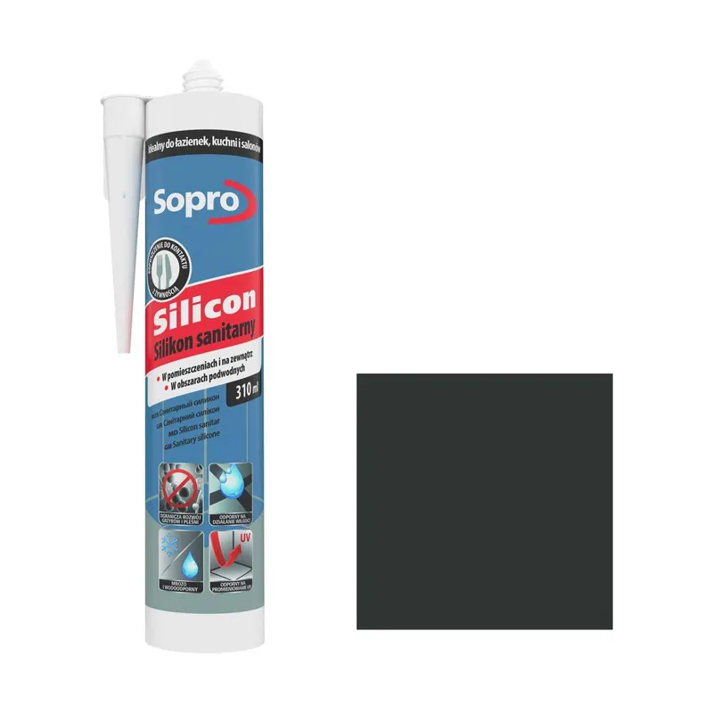Silikon sanitarny 90 czarny 310 ml