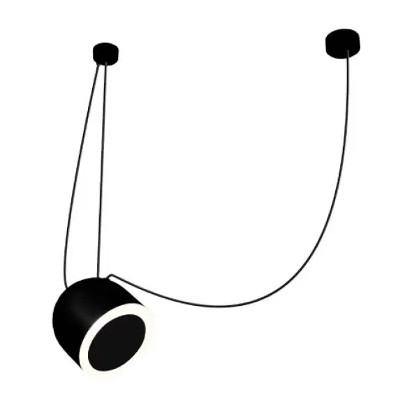 Lampa wisząca DOBO 1 - Czarna 9035