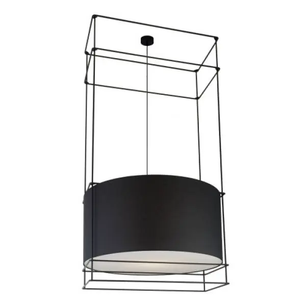 Lampa wisząca PAA - Czarna-czarny (800 mm) 9031