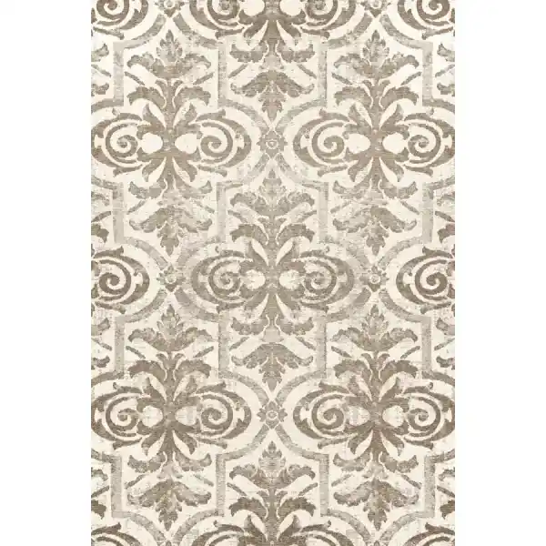 Klasyczny beżowy dywan w ornamenty