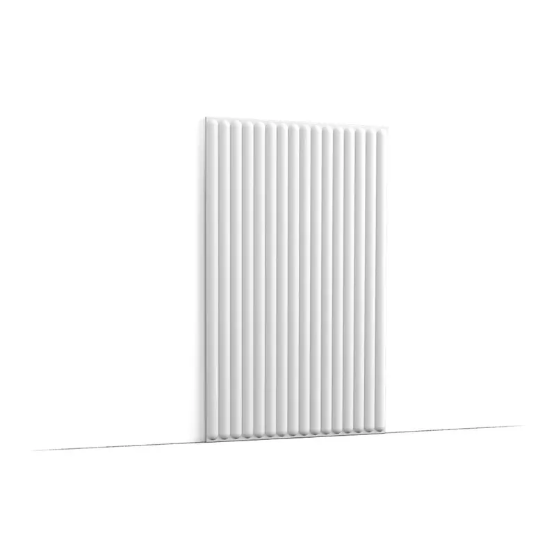 Biały panel ryflowany 3D na ściany W215 - Orac Decor