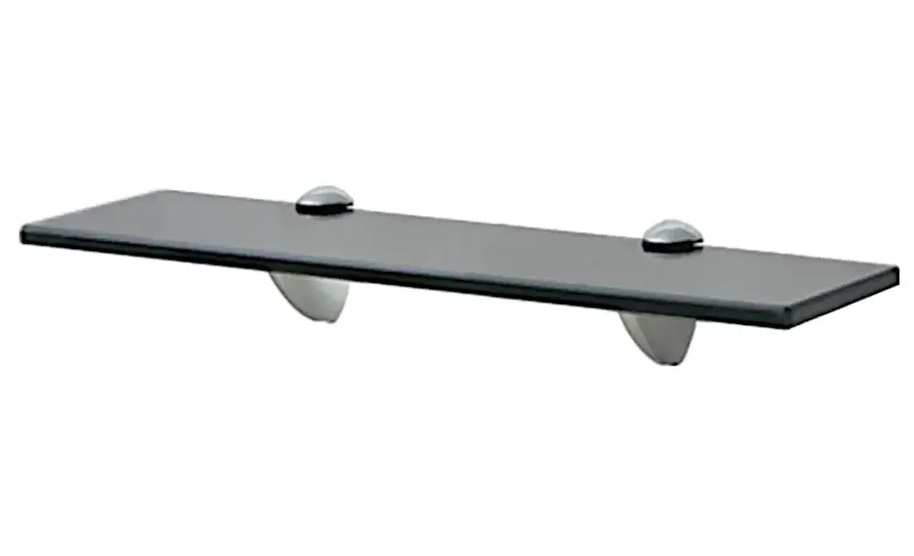 Elegancka czarna szklana półka 40x20 - Imker