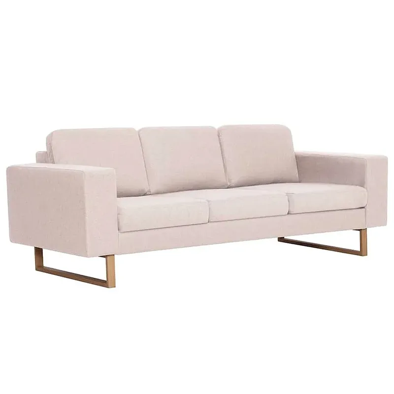 Elegancka trzyosobowa sofa Ladi 3X - kremowa