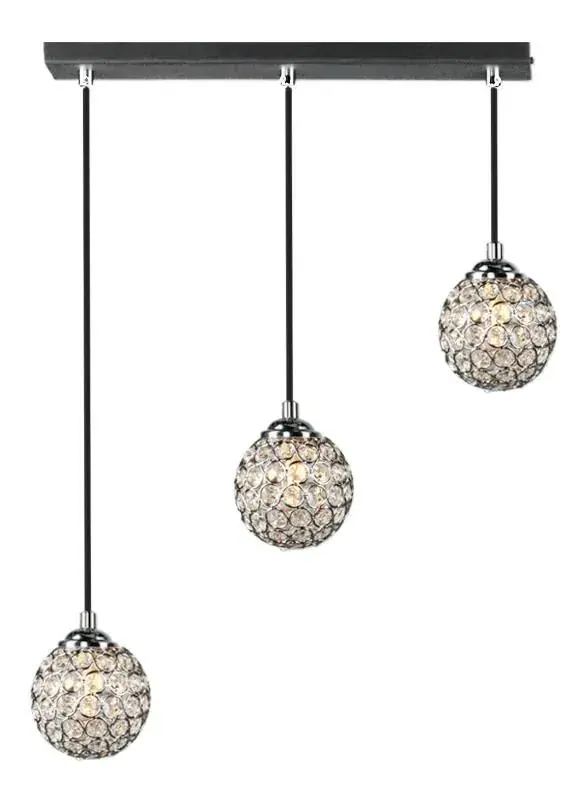 Wisząca lampa w stylu glamour E495-Gasper