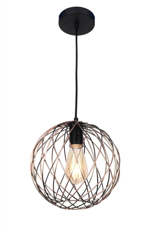 Loftowa lampa wisząca kula E687-Emert