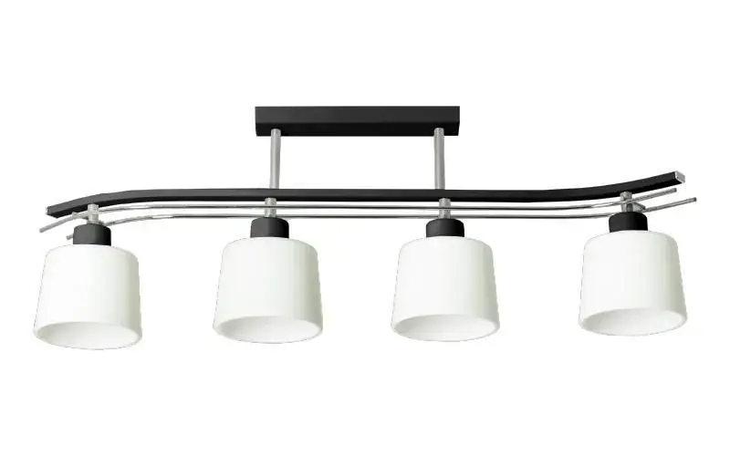 Elegancka lampa sufitowa E885-Vossia - czarny