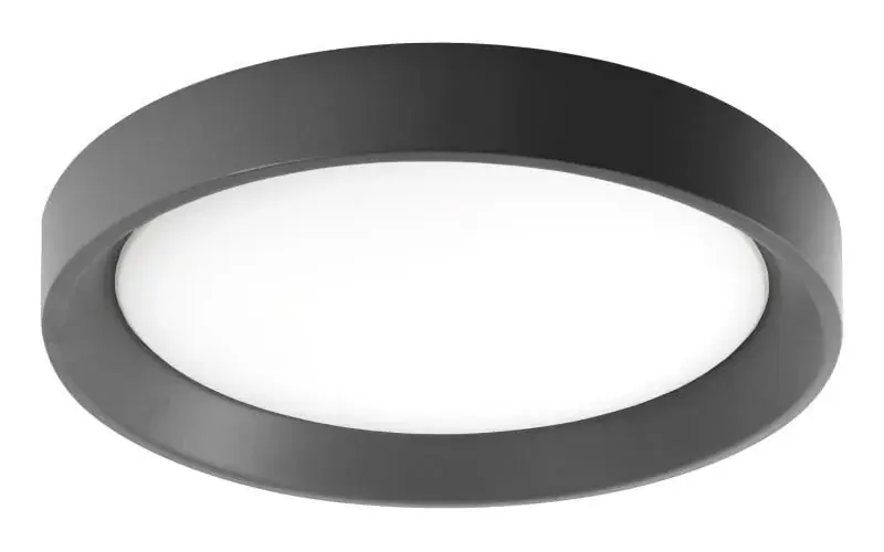 Czarny okrągły plafon LED - E884-Minario