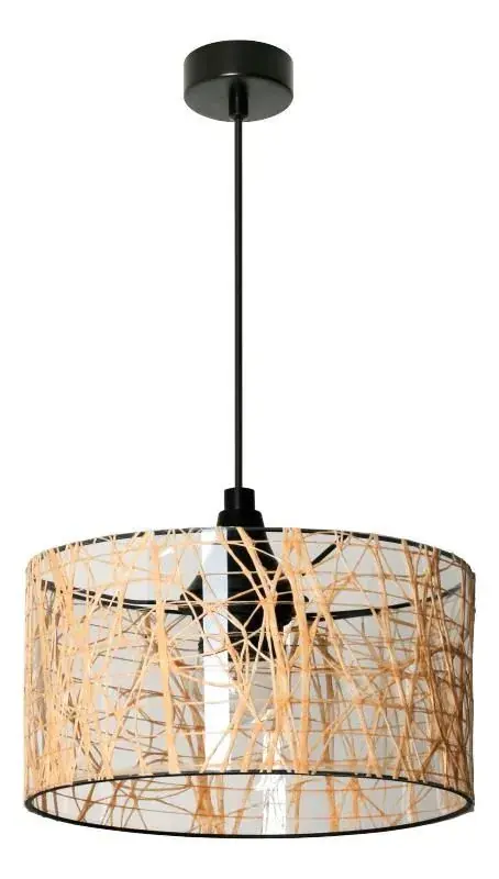 Okrągła lampa wisząca boho E907-Elodos