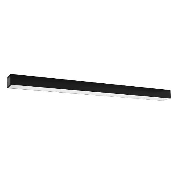 Czarny plafon LED liniowy 4000 K - EX628-Herrick