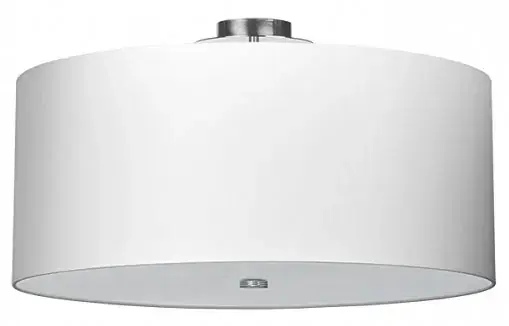 Biały nowoczesny okrągły plafon 60 cm - EX676-Olafi