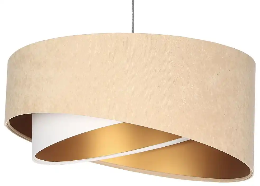 Beżowa skandynawska lampa wisząca - EX983-Kenex