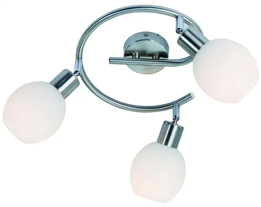 Nowoczesny plafon z 3 kloszami - EXX169-Intar