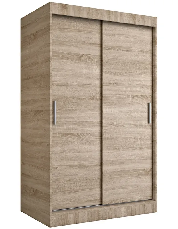 Szafa przesuwna 120 cm dąb sonoma - Erco 3X