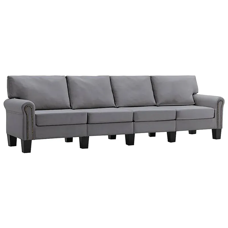 Czteroosobowa jasnoszara sofa - Dionas 4X