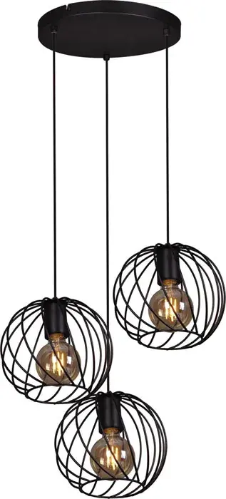 Potrójna druciana lampa wisząca- S050-Joruba