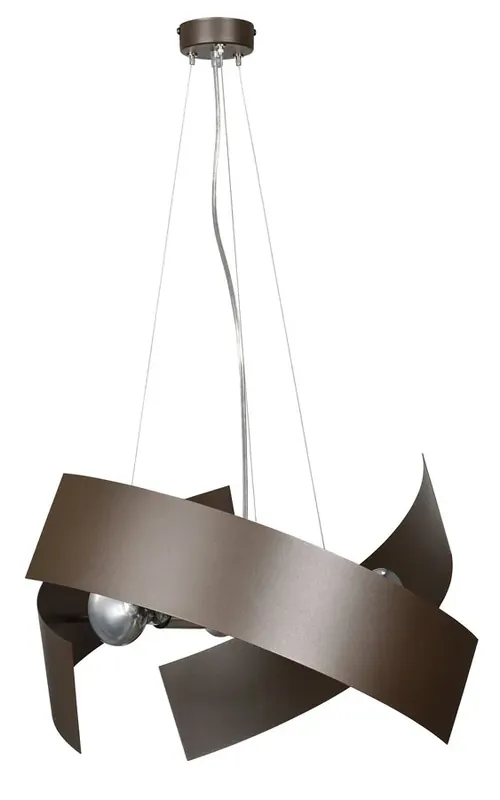 Lampa wisząca w stylu industrialnym wenge - D026-Zahari