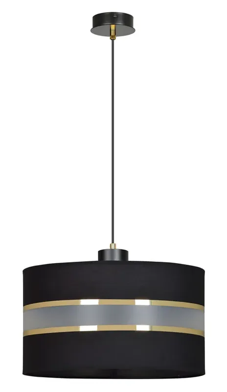 Czarna pojedyncza lampa wiszaca - D055-Ramaro