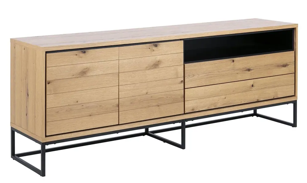 Loftowa komoda dąb naturalny - Cima 3X