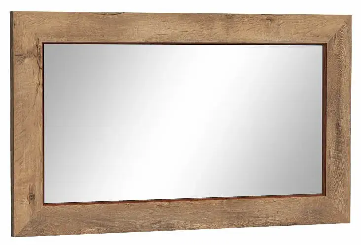 Lustro ścienne 70x120 w ramie dąb lefkas - Lorines 18X