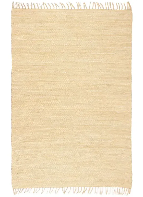 Kremowy dywan ręcznie tkany 200x290 cm - Isma