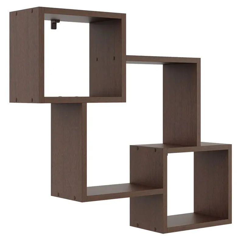 Skandynawska wisząca półka w kolorze wenge - Minis