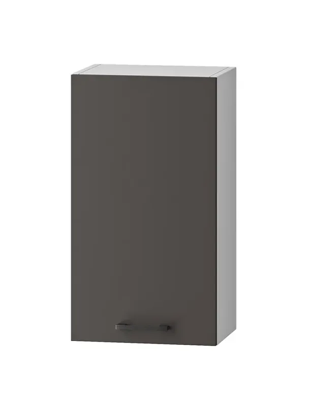 Górna szafka z jednym frontem szara - Dantis 23X 40cm