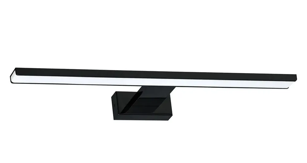 Czarny kinkiet do łazienki - N014-Folind 13,8W 60x11,5x4 cm