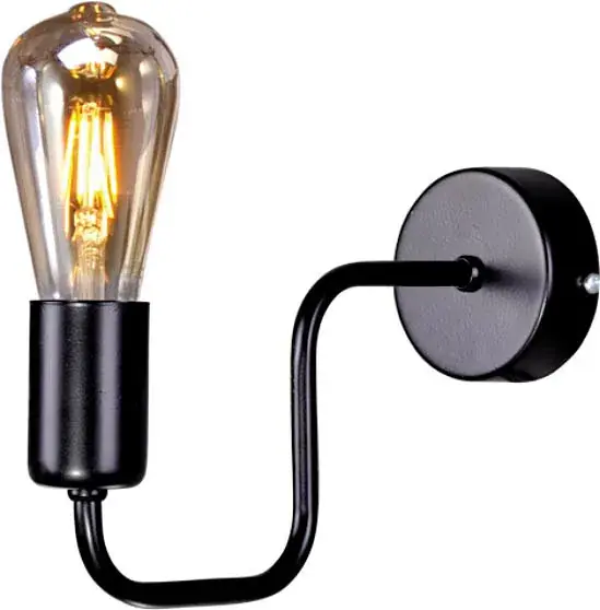 Czarny loftowy kinkiet ścienny - S575-Imerix