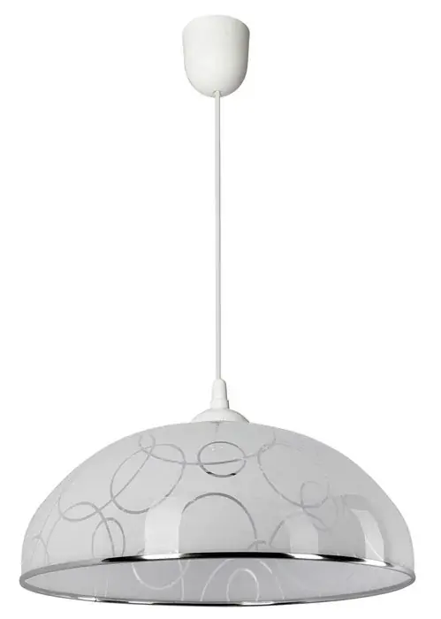 Biała kuchenna lampa nad stół - S738-Ankona