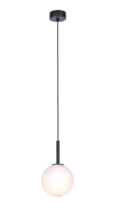 Lampa wisząca szklana kula 14 cm - S764-Menser