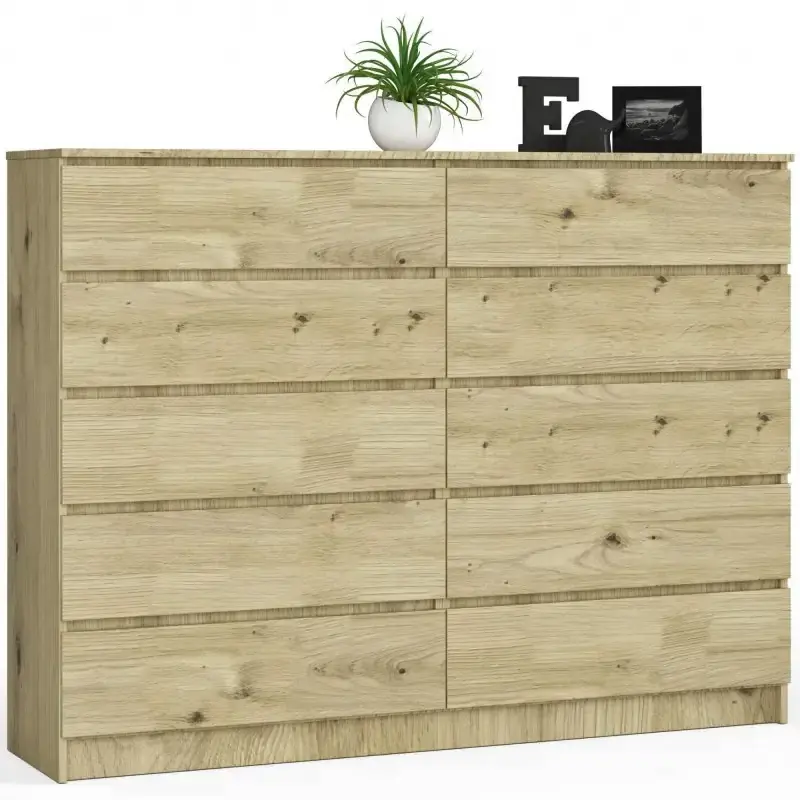 Komoda do salonu dąb artisan - Entira 3X