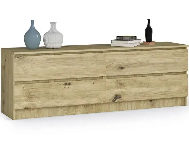 Minimalistyczna komoda do salonu dąb artisan - Daria