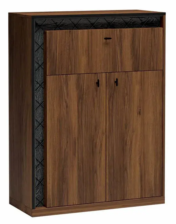 Wysoka komoda orzech warmia - Zixo 8X