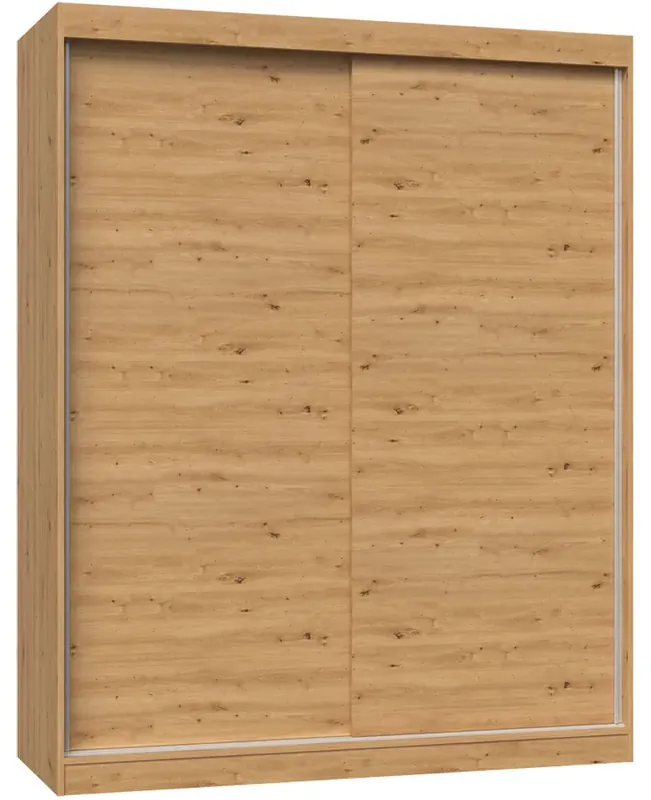 Garderoba z przesuwnymi drzwiami dąb artisan 160 cm - Stoflis 6X