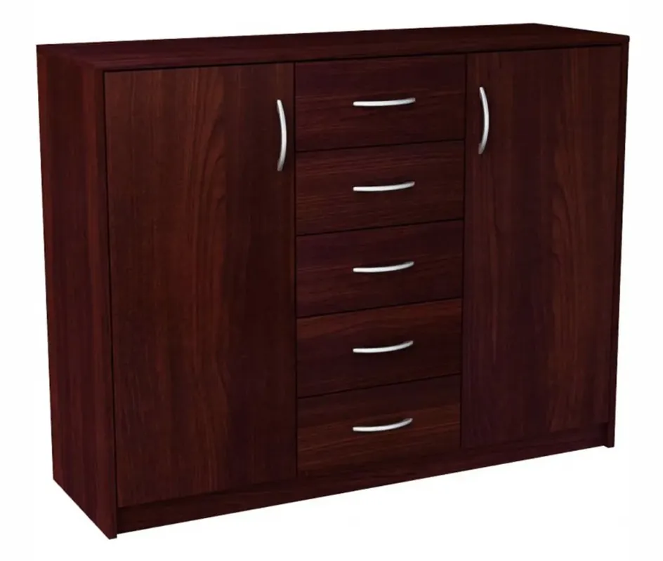 Minimalistyczna komoda z szufladami wenge - Basmir 3X