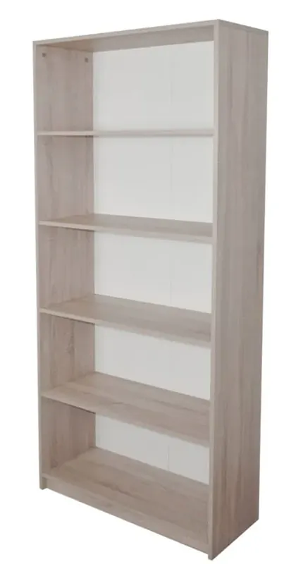 Regał biurowy dąb sonoma 80 cm - Stejar 6X