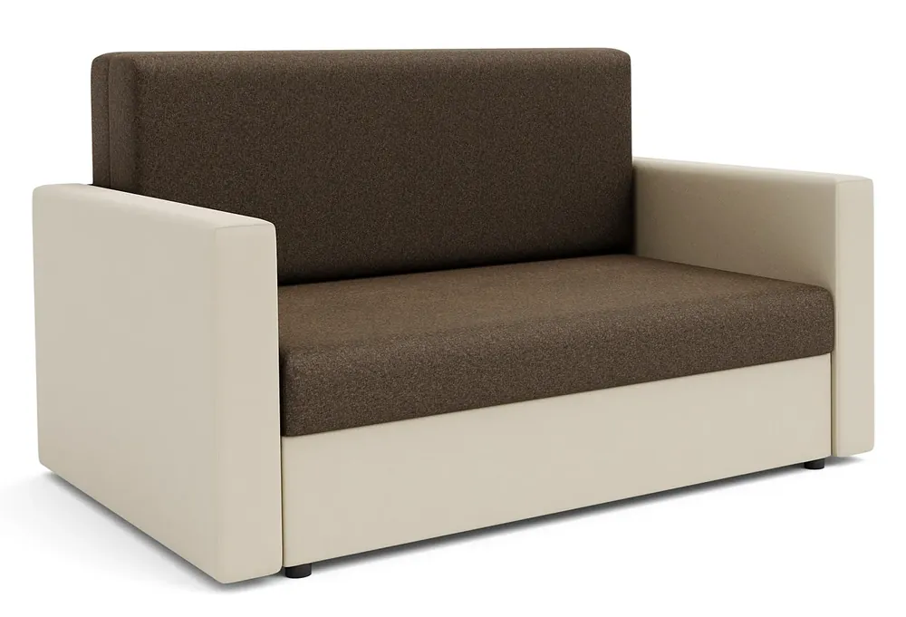 Kanapa amerykanka brązowy + beż - Idra 4X