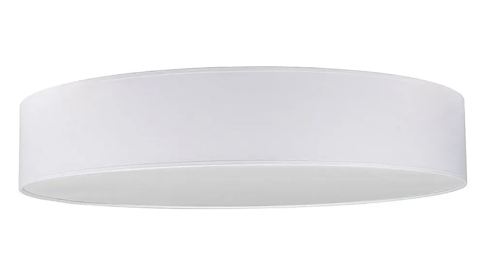 Biały okrągły minimalistyczny plafon - A132-Gafox