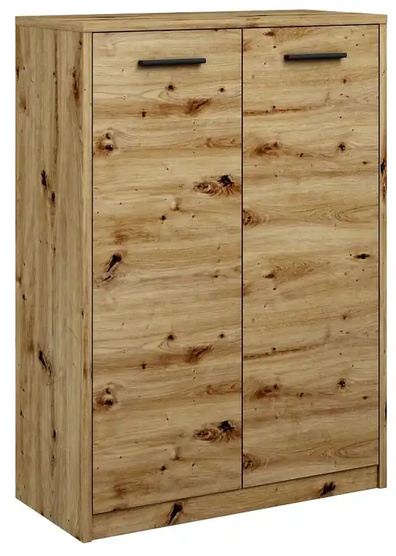 Klasyczna komoda z drzwiczkami dąb artisan - Lineo