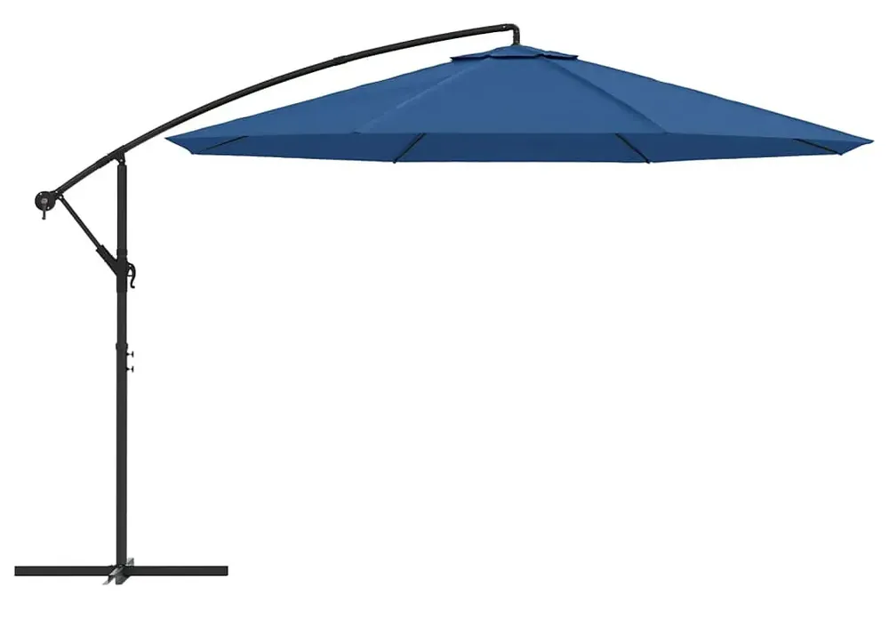 Niebieski parasol ogrodowy na wysięgniku - Westi
