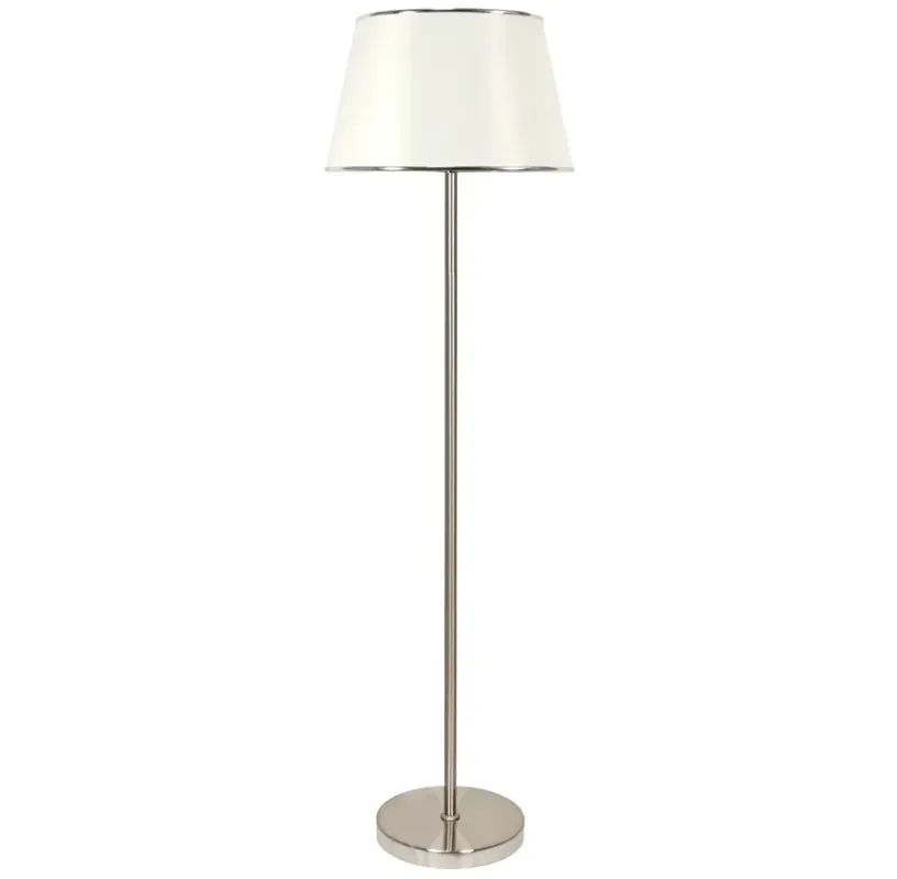 Biała rustykalna lampa podłogowa - K195-Ilefris