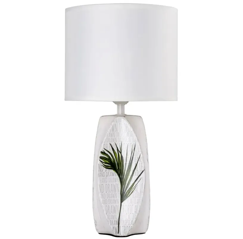 Biała lampa stołowa - K285-Cantrell