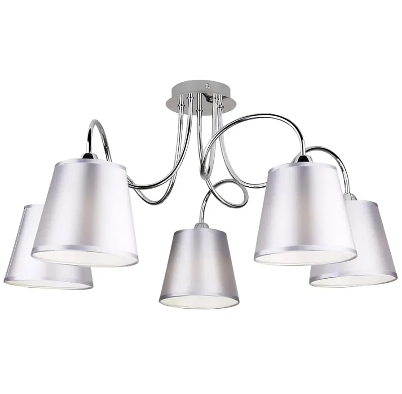Duża srebrna lampa sufitowa - K315-Efex