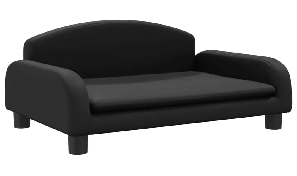 Czarna minimalistyczna sofa dla dzieci - Velira 4X