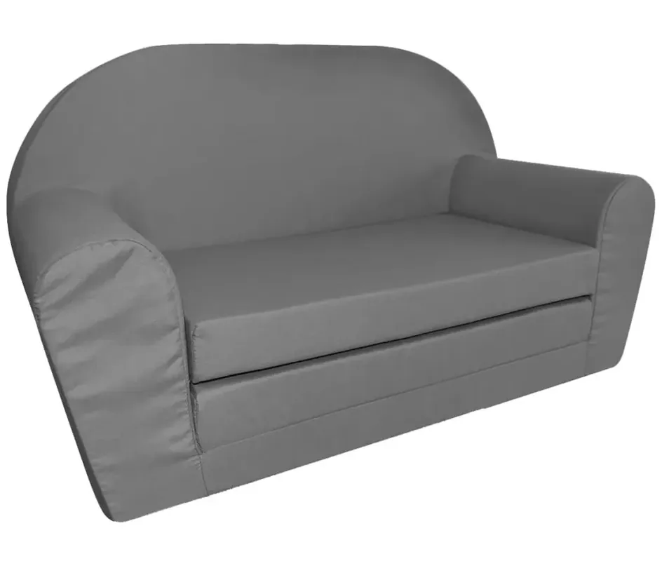 Szara rozkładana sofa dziecięca - Fokser