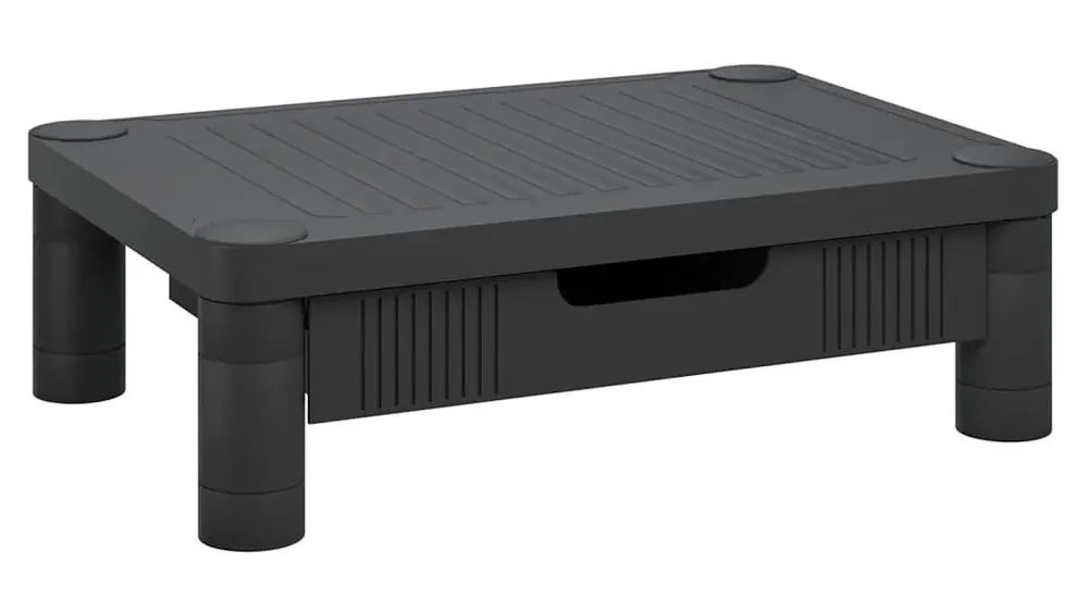 Nowoczesna podstawka pod monitor z szufladą - Kelso