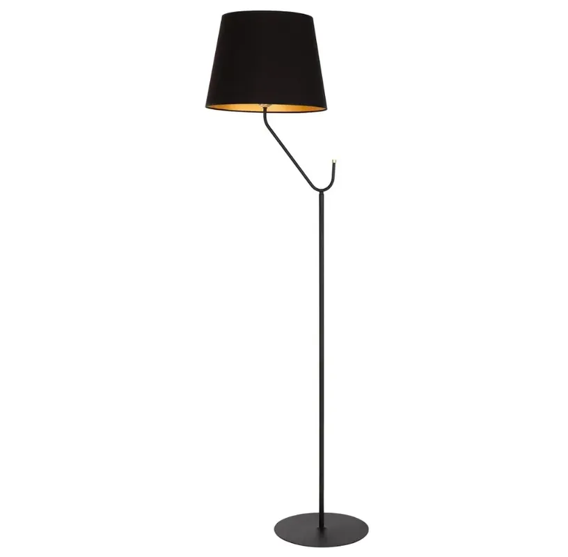 Czarna nowoczesna lampa podłogowa - K368-Tino