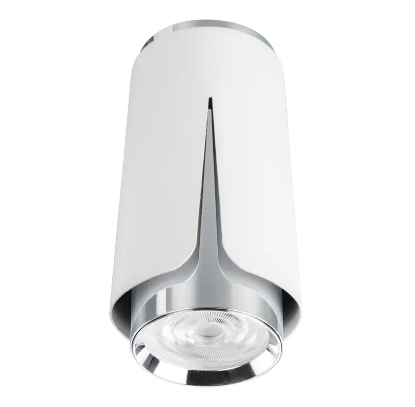Biała lampa sufitowa led - K414-Alin