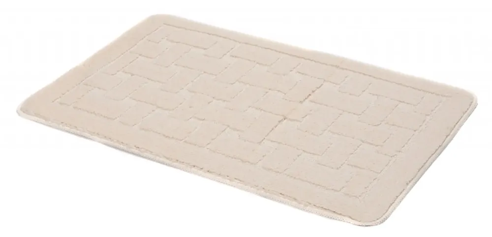 Elegancki kremowy chodniczek do łazienki - Favis 3X