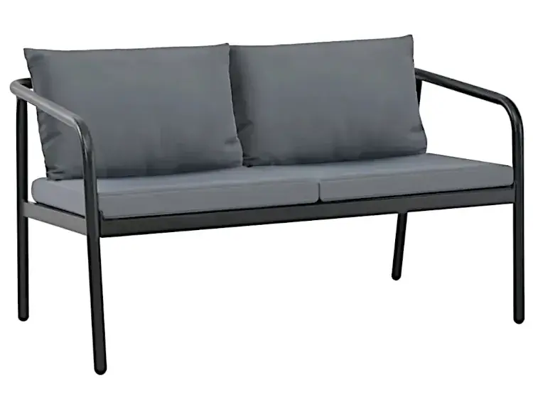Dwuosobowa sofa ogrodowa z poduszkami - Egon